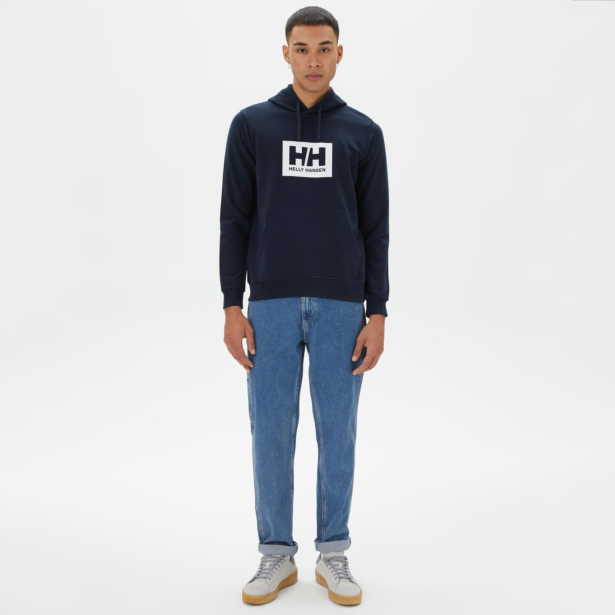 Helly Hansen Box Erkek Lacivert Sweatshirt