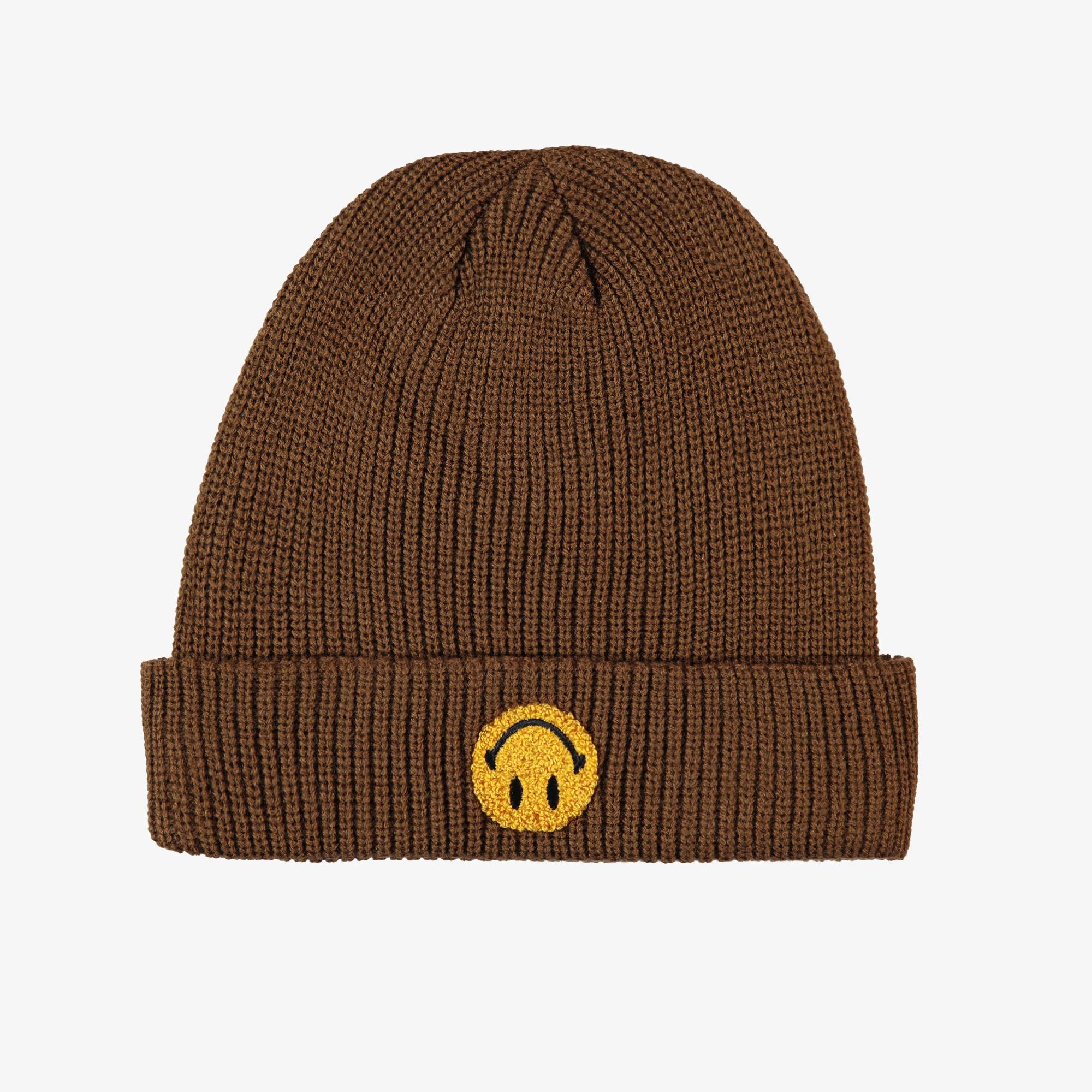 Market Smiley Upside Down Erkek Kahverengi Bere