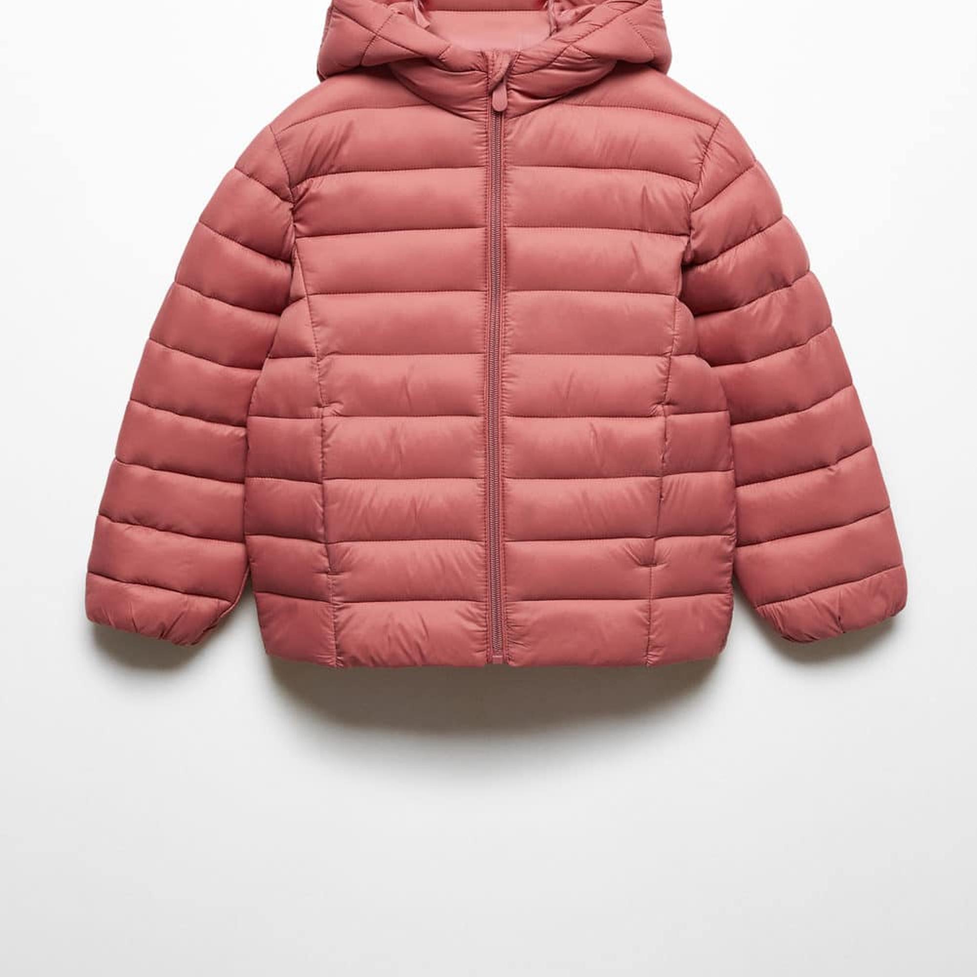 Mango Çocuk Kapitone Anorak Kiraz Kırmızısı