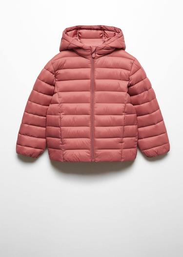  Mango Çocuk Kapitone Anorak Kiraz Kırmızısı
