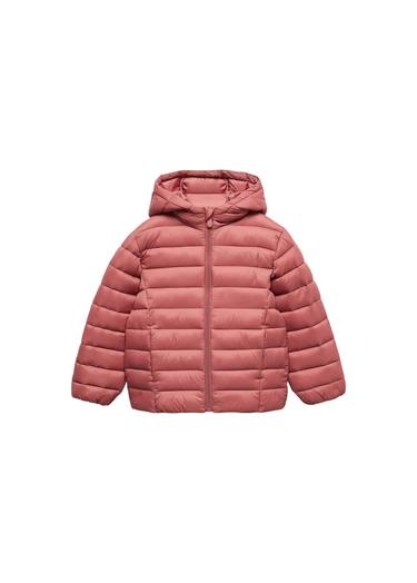  Mango Çocuk Kapitone Anorak Kiraz Kırmızısı