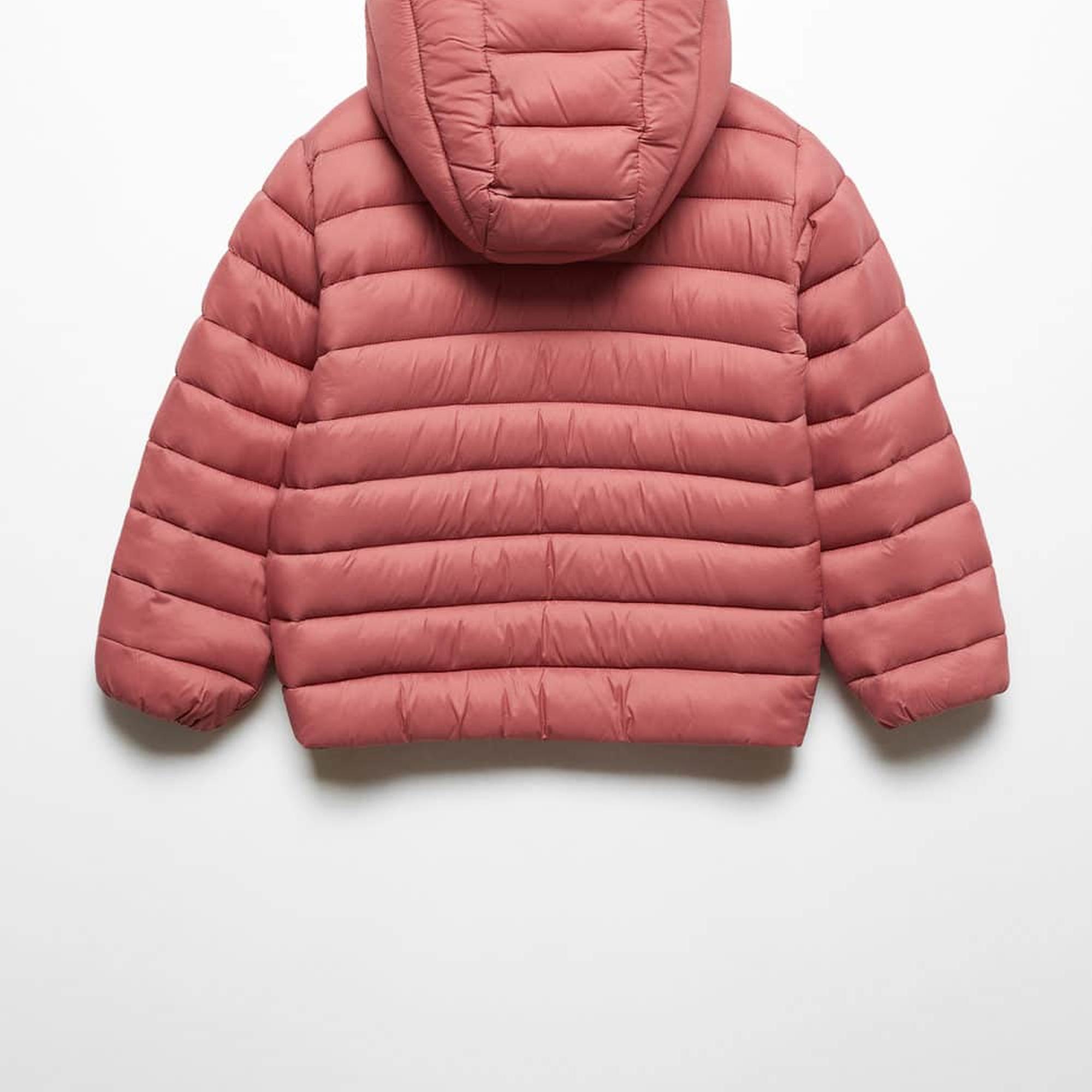 Mango Çocuk Kapitone Anorak Kiraz Kırmızısı