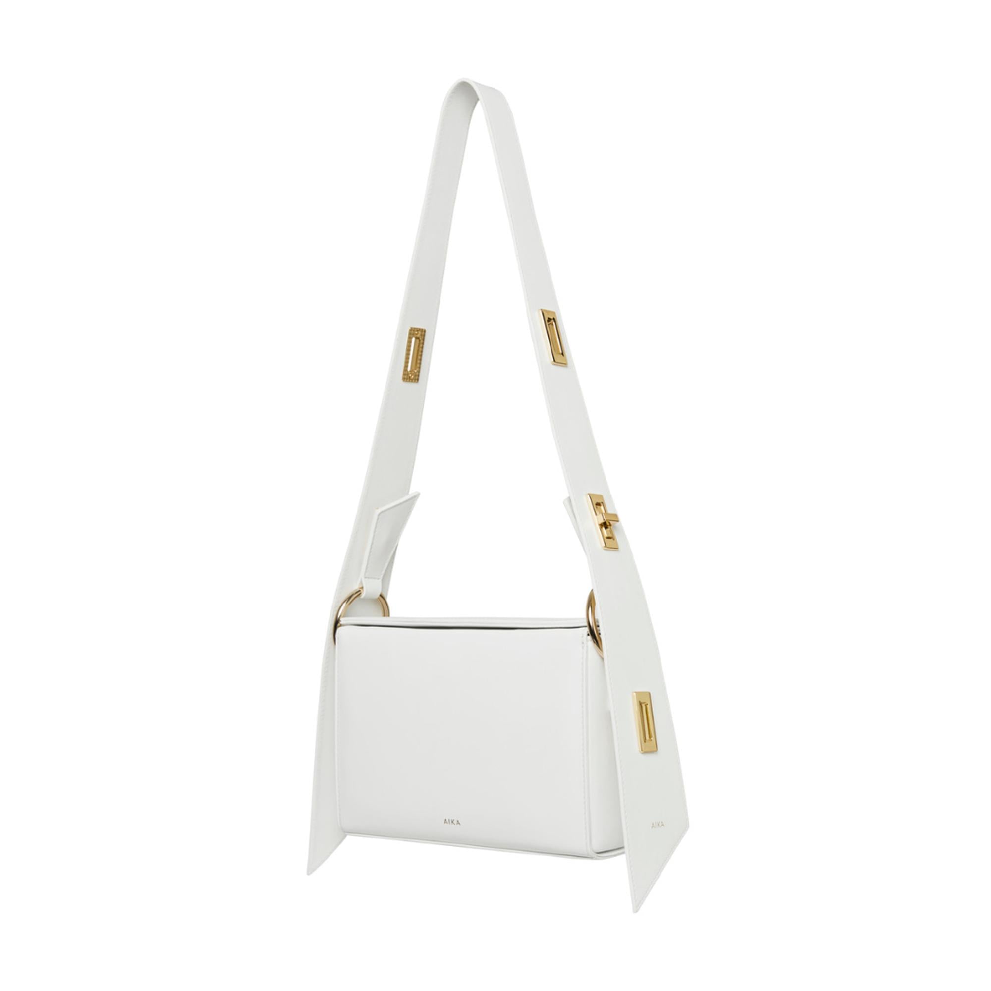 AIKA Deri İstanbul Çanta Beyaz