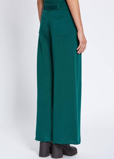  Knitss Extrafıne Merino Yün Yeşil Triko Pantolon