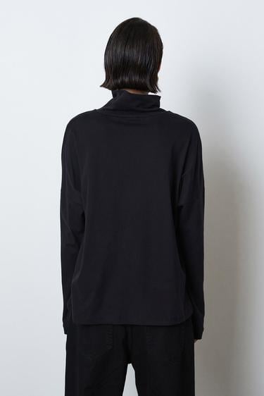  Balıkçı Yaka Uzun Kollu Tshirt