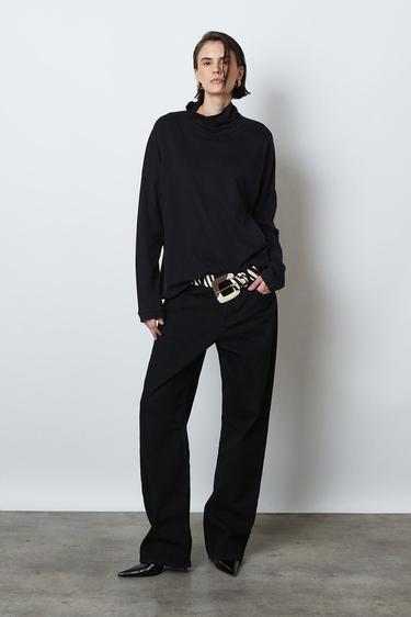  Balıkçı Yaka Uzun Kollu Tshirt