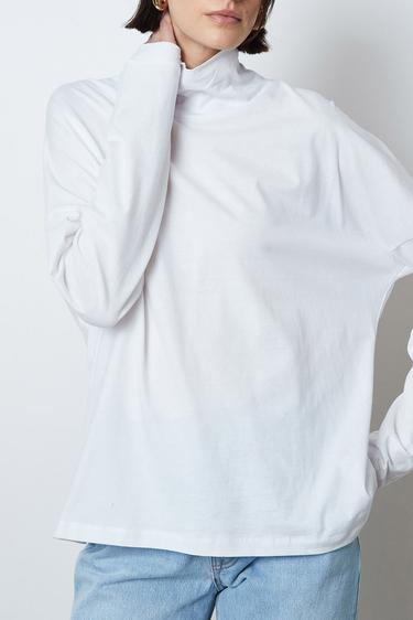  Balıkçı Yaka Uzun Kollu Tshirt