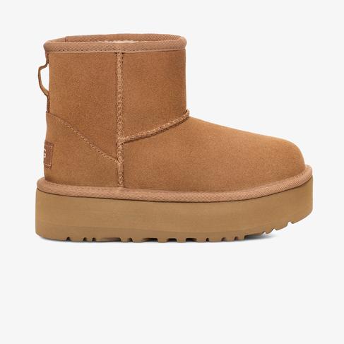  UGG Classic Mini Platform Genç Çocuk Taba Bot