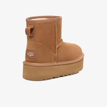  UGG Classic Mini Platform Genç Çocuk Taba Bot