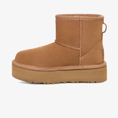  UGG Classic Mini Platform Genç Çocuk Taba Bot