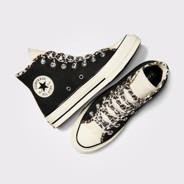  Converse Chuck 70 Leopard Love Kadın Siyah Sneaker