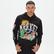 Market Fantasy Farm Pullover Erkek Siyah Hoodie