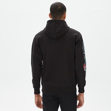  Market Fantasy Farm Pullover Erkek Siyah Hoodie