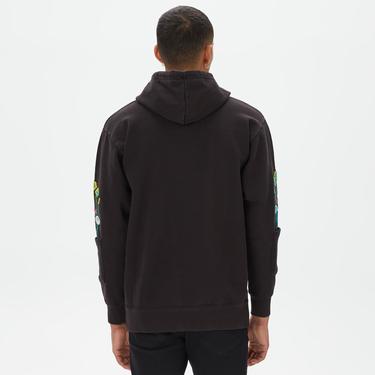  Market Bouquet Pullover Erkek Siyah Hoodie