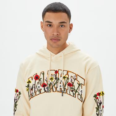  Market Bouquet Pullover Erkek Krem Hoodie