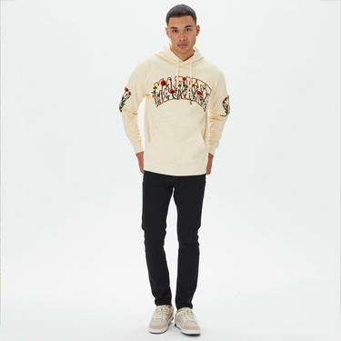  Market Bouquet Pullover Erkek Krem Hoodie