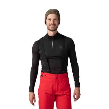  Rossignol Classique 1/2 Zip Erkek Siyah Içlik Üst