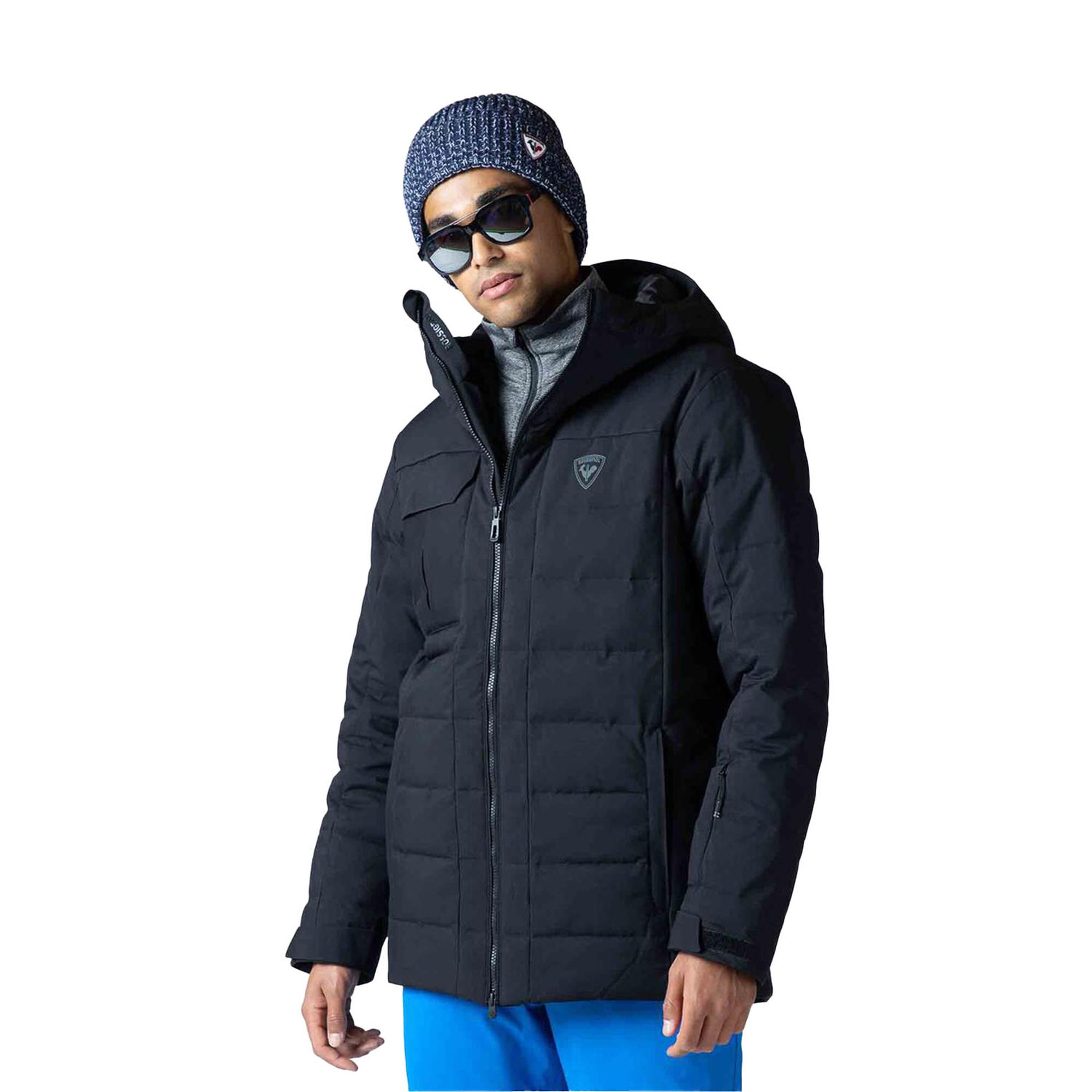 Rossignol Puffy Parka Erkek Siyah Kayak Ceketi
