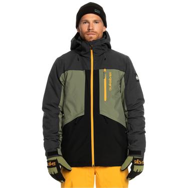  Quiksilver Dawson Erkek Siyah Snowboard Ceketi