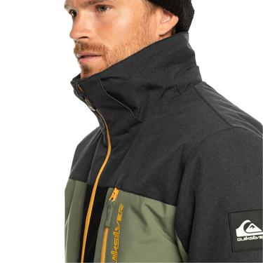 Quiksilver Dawson Erkek Siyah Snowboard Ceketi
