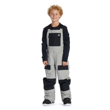  Dc Roadblock Youth Bib Erkek Çocuk Gri Snowboard Tulumu