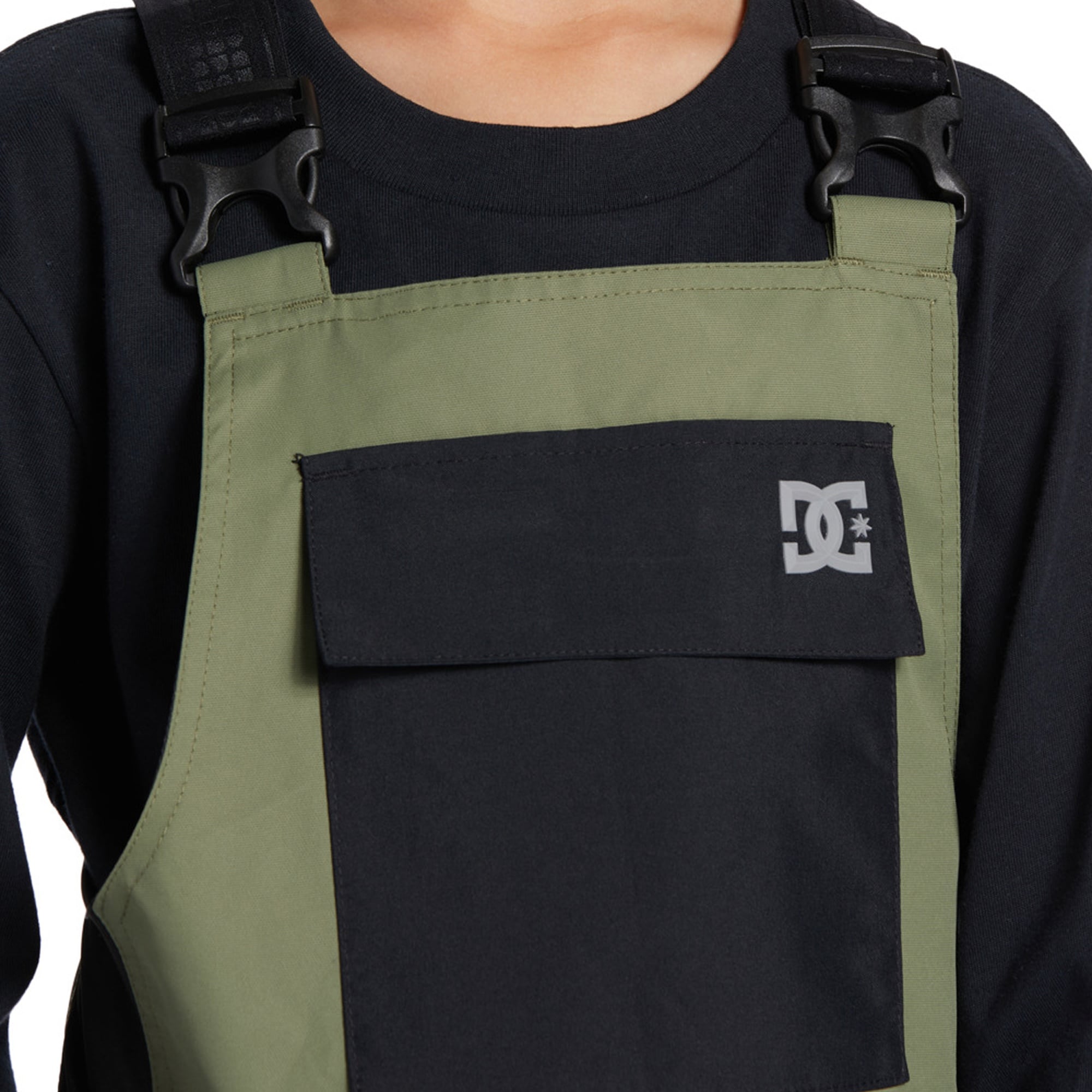 Dc Roadblock Youth Bib Erkek Çocuk Yeşil Snowboard Tulumu