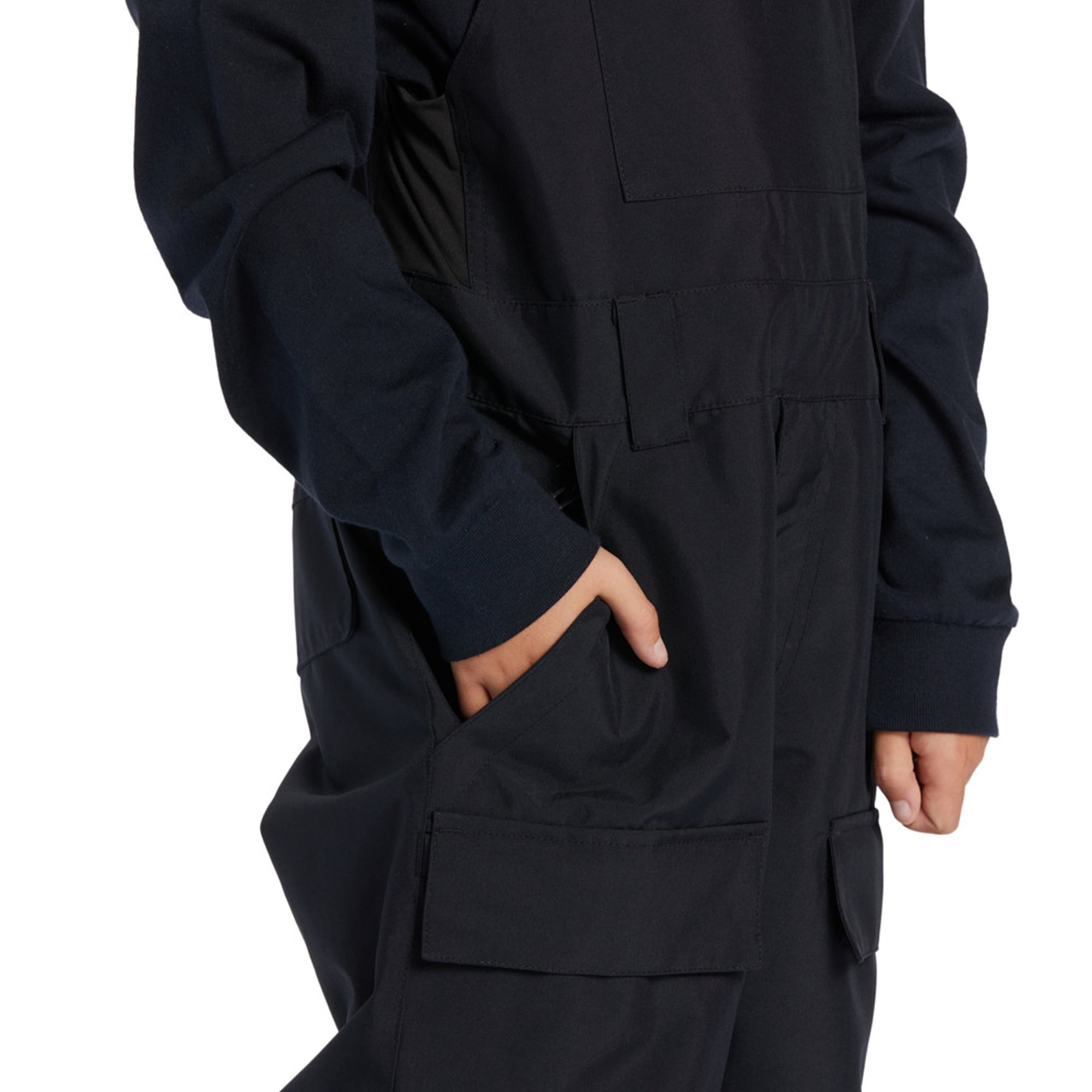 Dc Roadblock Youth Bib Erkek Çocuk Siyah Snowboard Tulumu