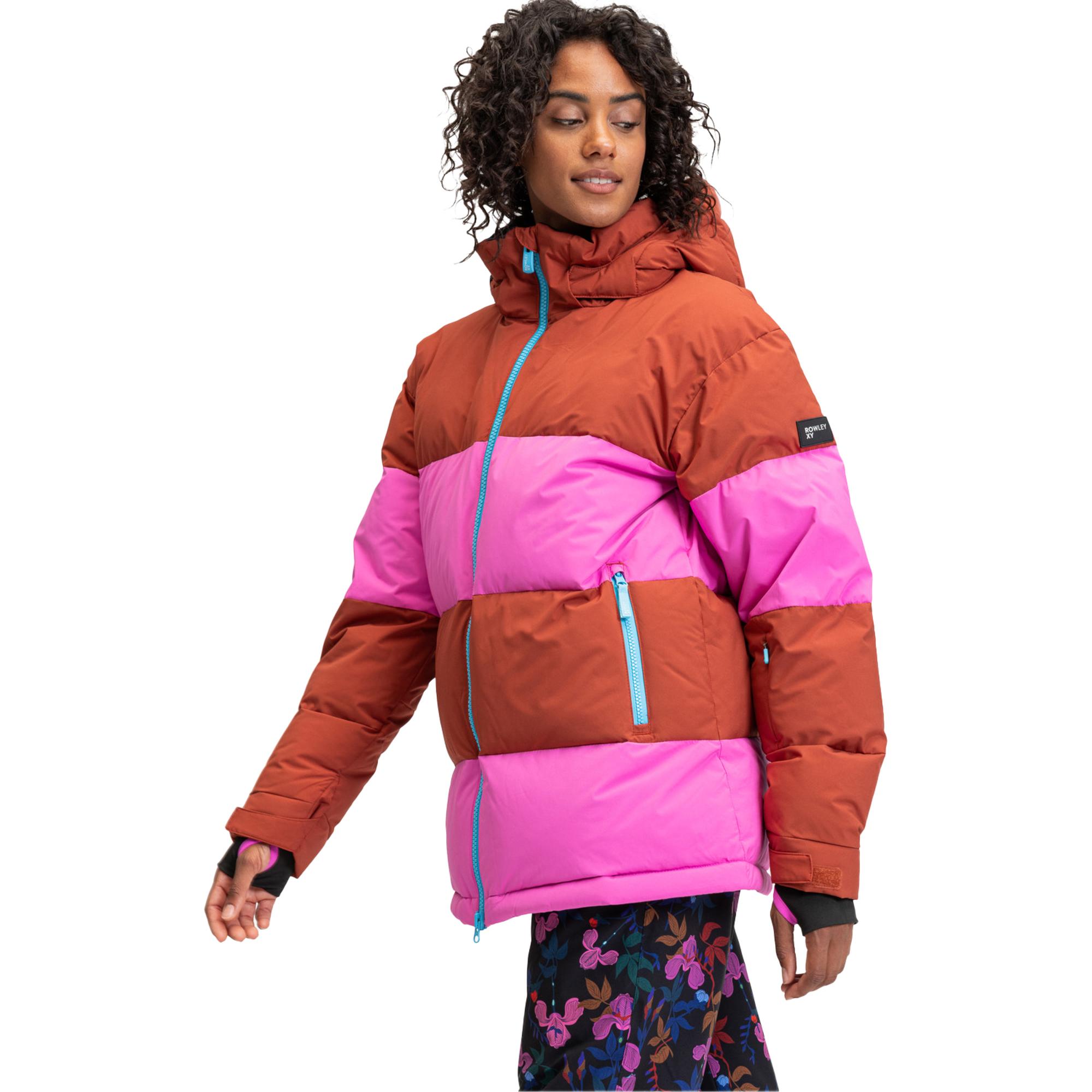 Roxy Rxrowleypuffer Kadın Kırmızı Snowboard Ceketi