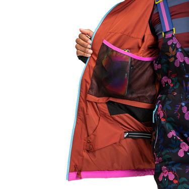  Roxy Rxrowleypuffer Kadın Kırmızı Snowboard Ceketi