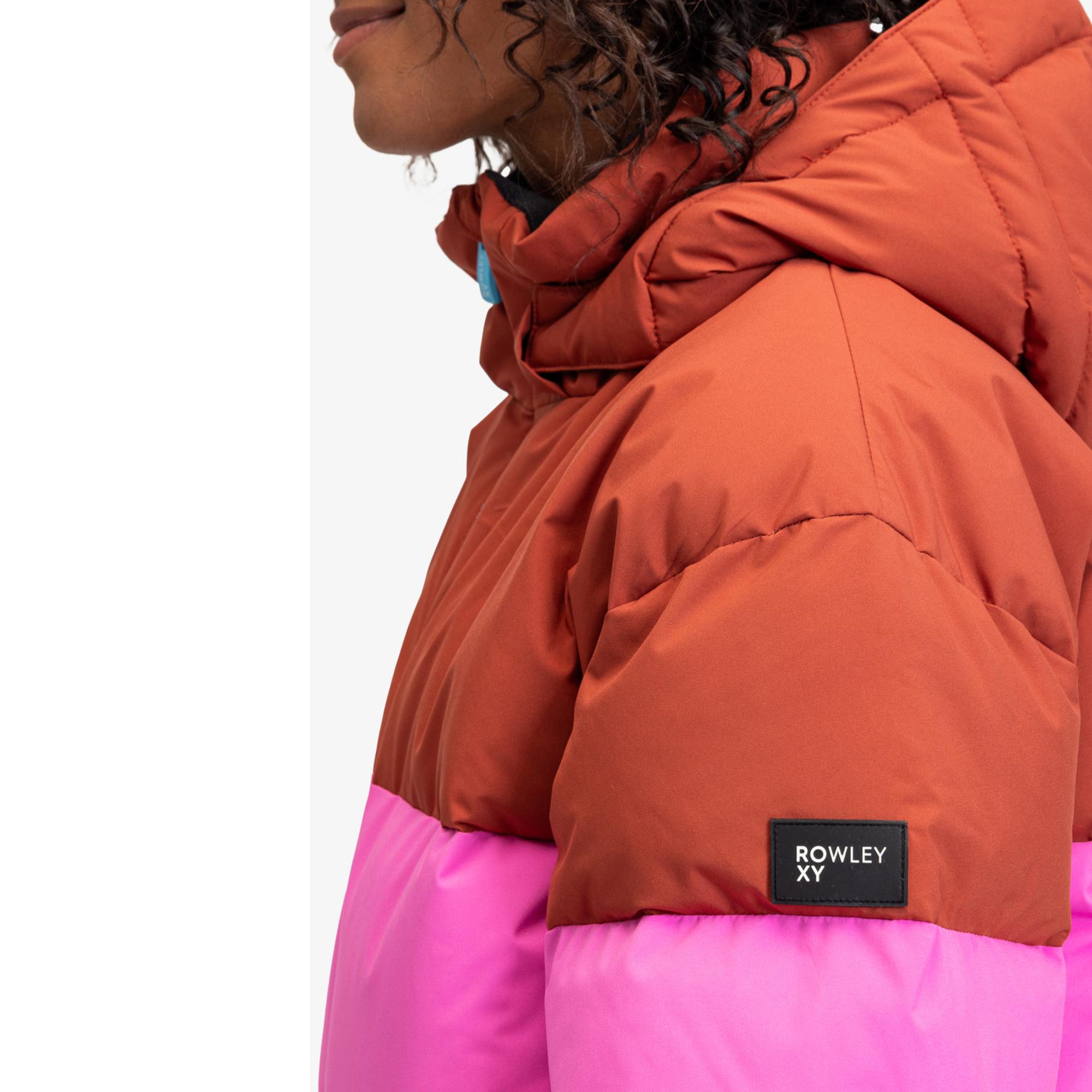 Roxy Rxrowleypuffer Kadın Kırmızı Snowboard Ceketi