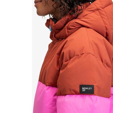  Roxy Rxrowleypuffer Kadın Kırmızı Snowboard Ceketi