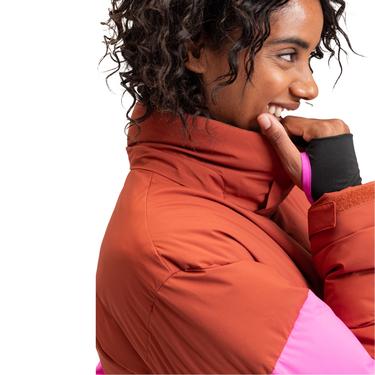  Roxy Rxrowleypuffer Kadın Kırmızı Snowboard Ceketi