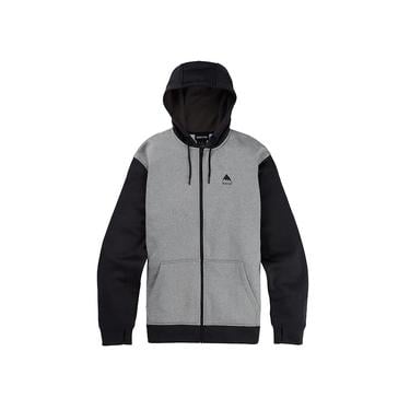  Burton Oak Full-zip Hoodie Erkek Gri Sweatshirt