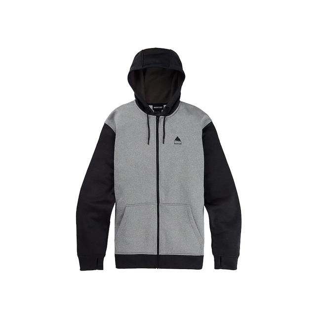  Burton Oak Full-zip Hoodie Erkek Gri Sweatshirt
