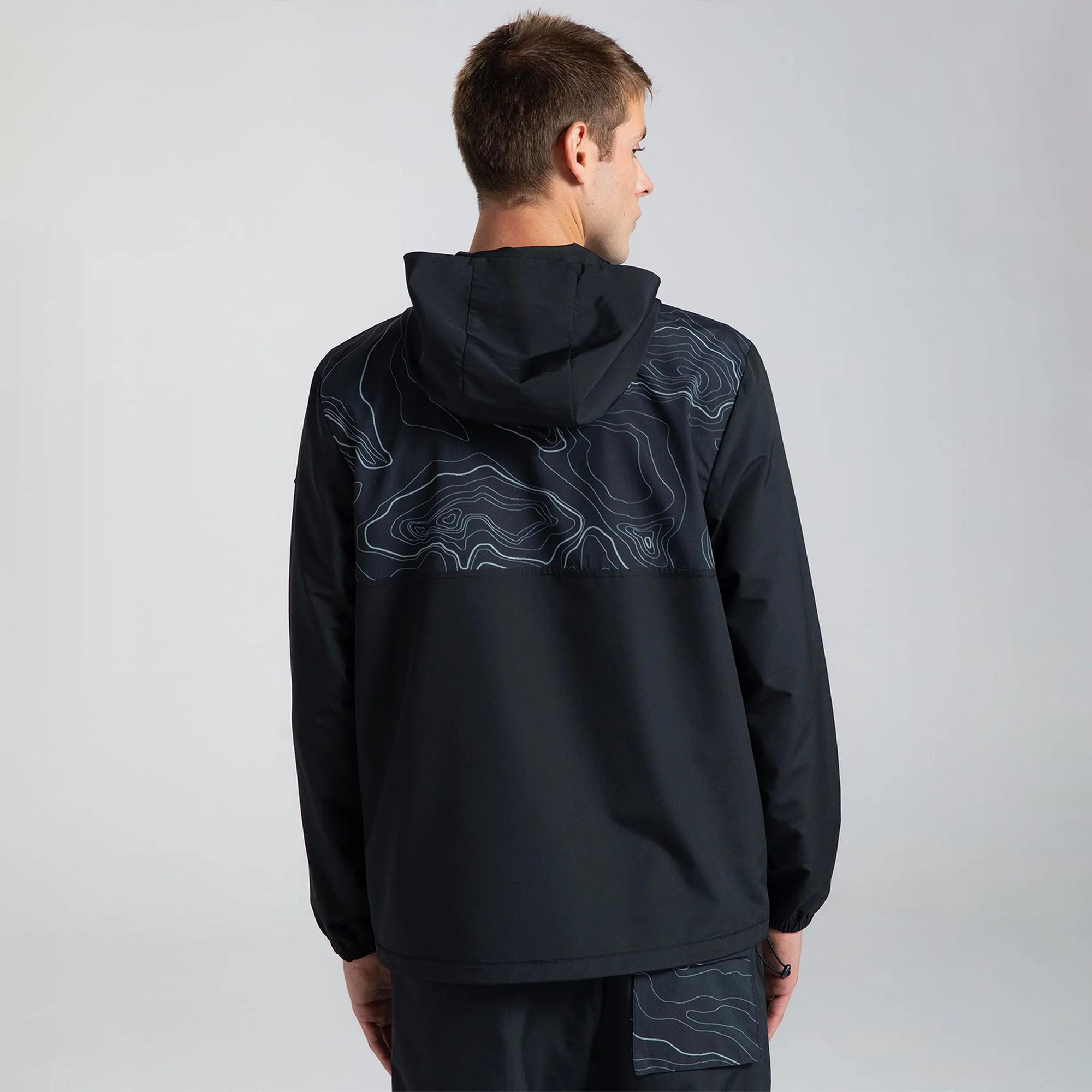 Kappa Authentıc Aırı Erkek Siyah Günlük Yağmurluk