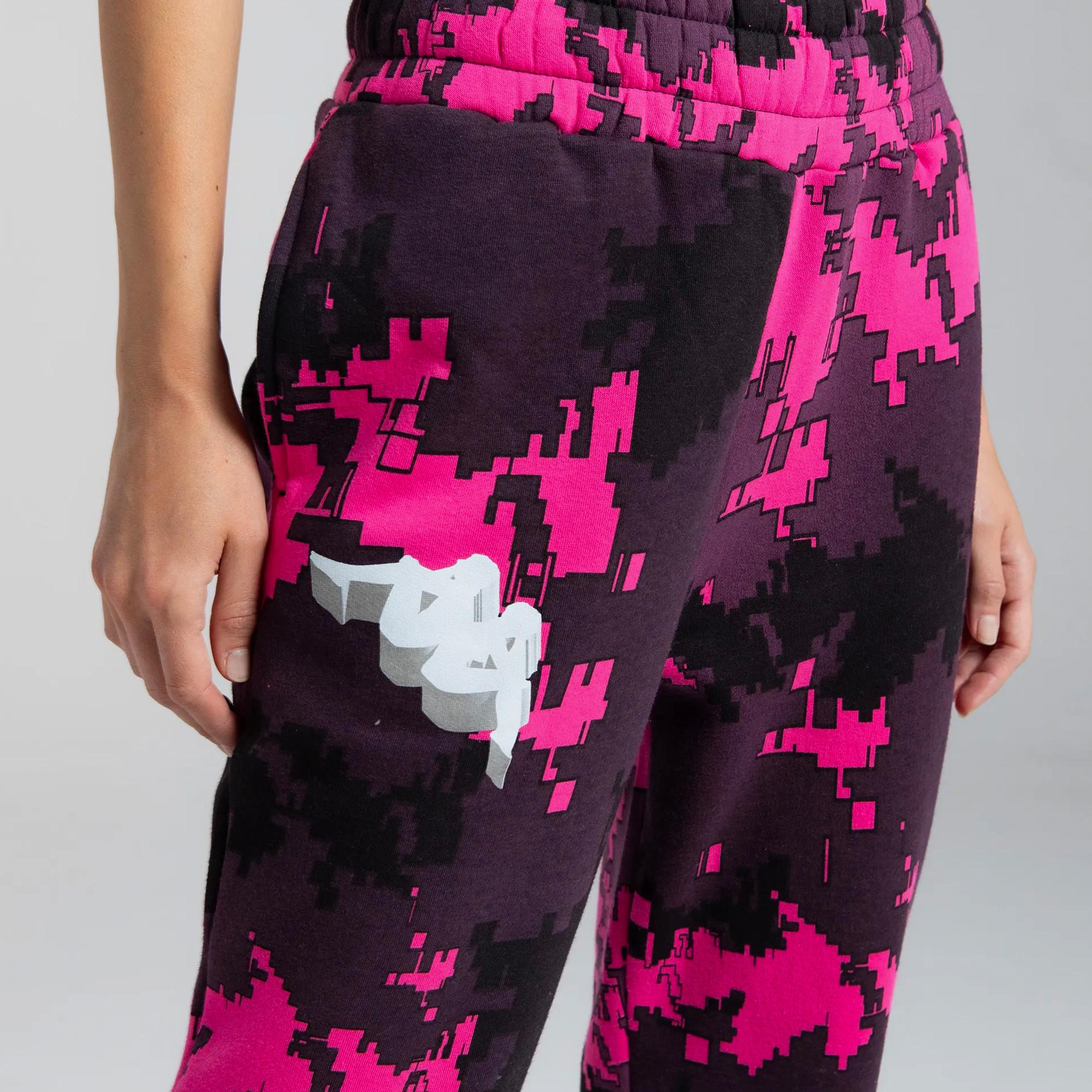 Kappa Authentic Graphik Ginas Kadın Siyah Günlük Eşofman Altı