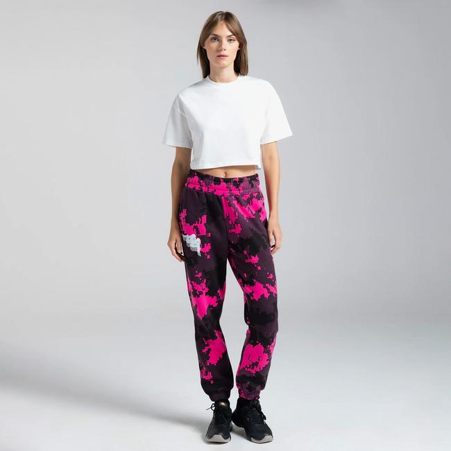  Kappa Authentic Graphik Ginas Kadın Siyah Günlük Eşofman Altı