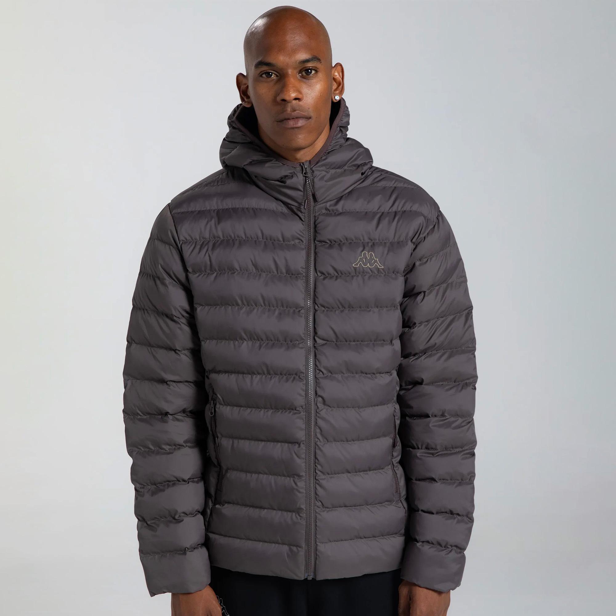 Kappa Logo Rina Erkek Gri Günlük Mont