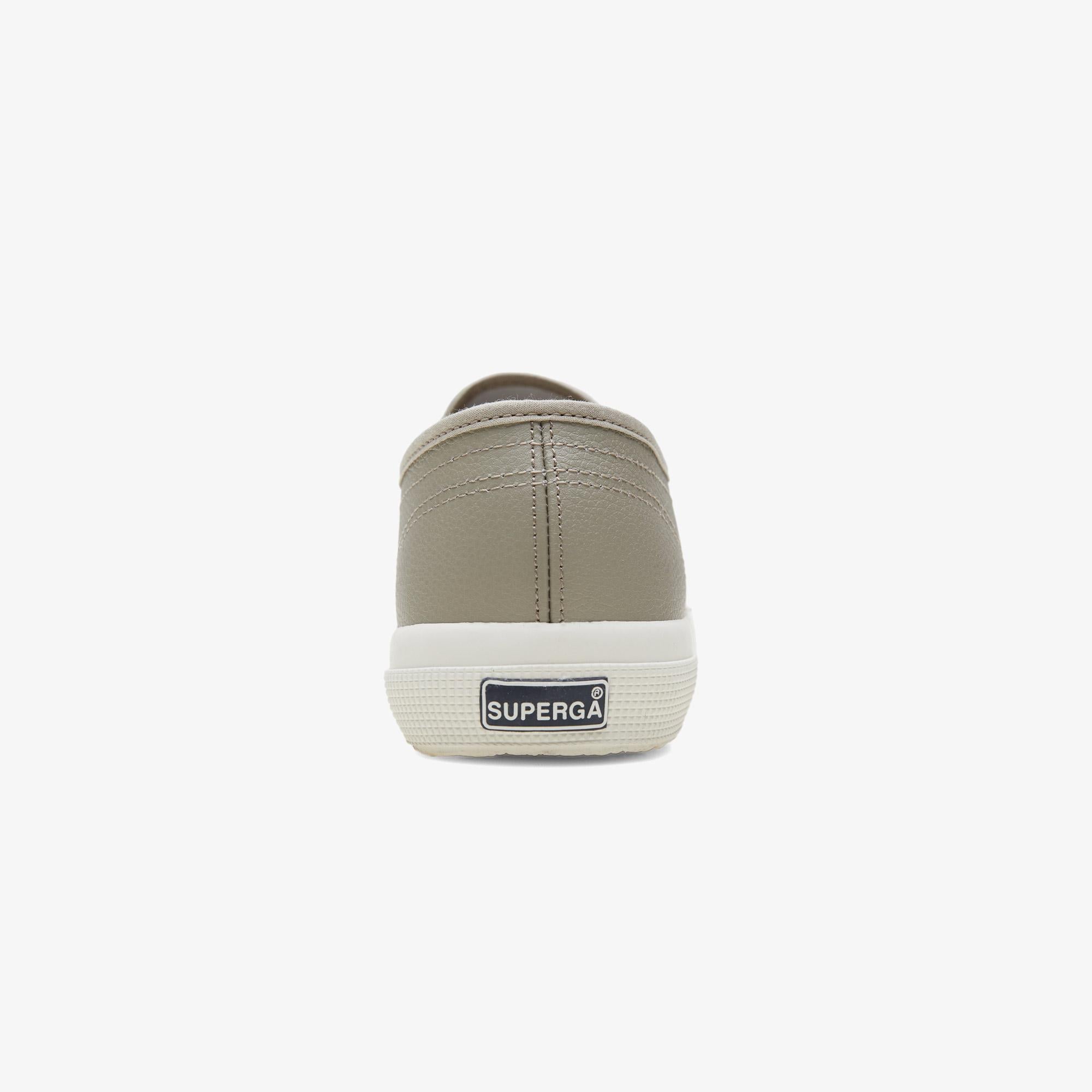 Superga 2750 Tumbled Leather Erkek Bej Sneaker