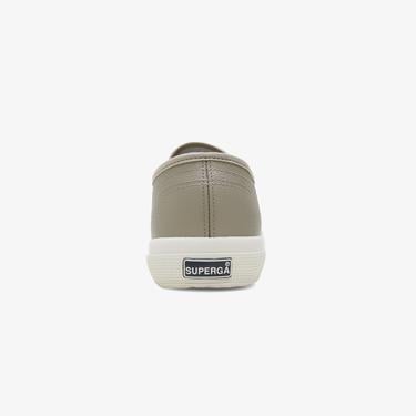  Superga 2750 Tumbled Leather Erkek Bej Sneaker