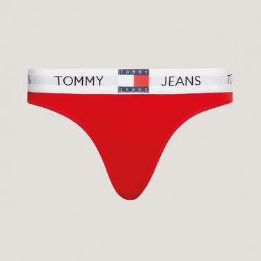  Tommy Jeans Thong Kadın Kırmızı Külot