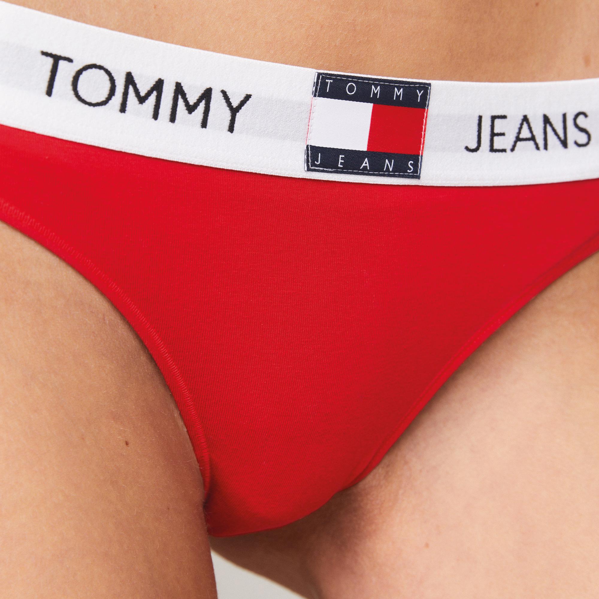 Tommy Jeans Thong Kadın Kırmızı Külot
