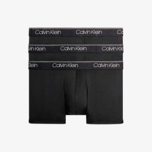  Calvin Klein Low Rise Trunk 3'lü Erkek Siyah Boxer