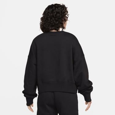  Nike Sportswear Phoenix Fleece Oversize Crew Kadın Siyah Sweatshirt