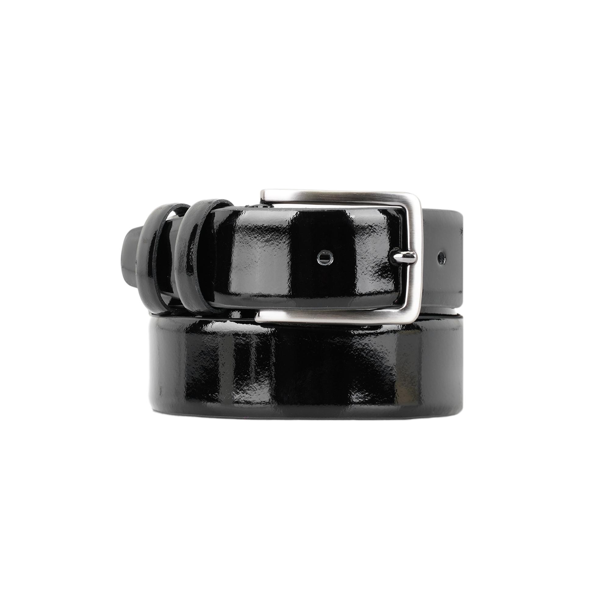 Javed Siyah Erkek Klasik Deri Kemer