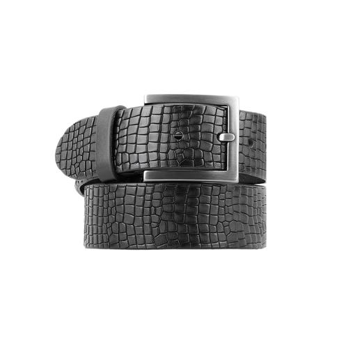  Pomme Siyah Erkek Spor Deri Kemer