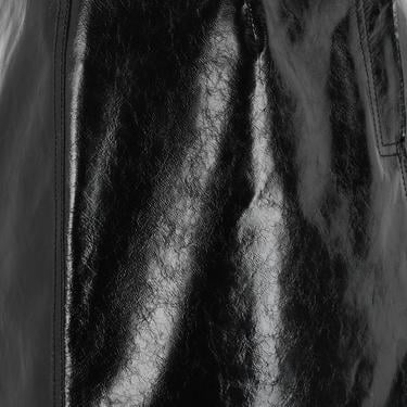  Barretta Siyah Kadın Rugan Deri Etek