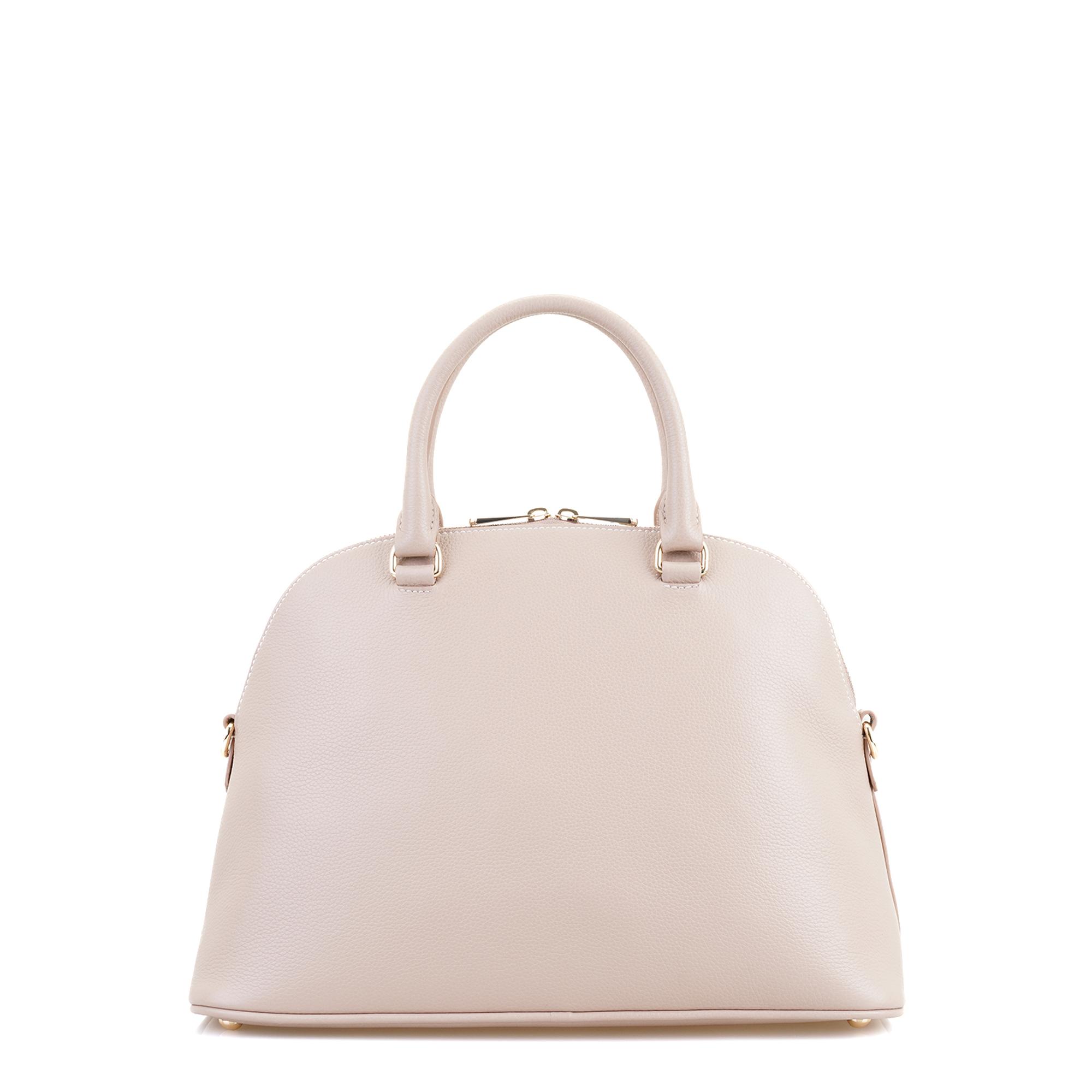 Khushi Krem Kadın Deri El Çantası