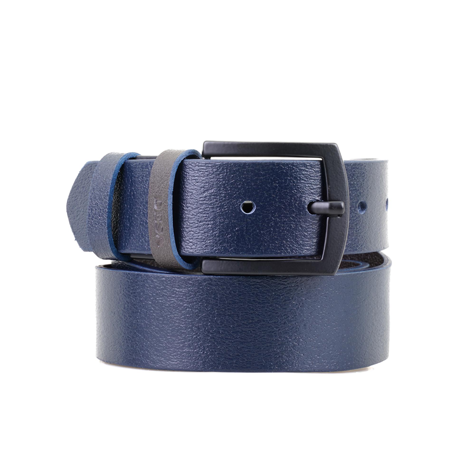 Kahve Erkek Çift Taraflı Spor Deri Kemer