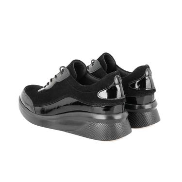  Kadın Siyah DesaComfort Deri Günlük Ayakkabı